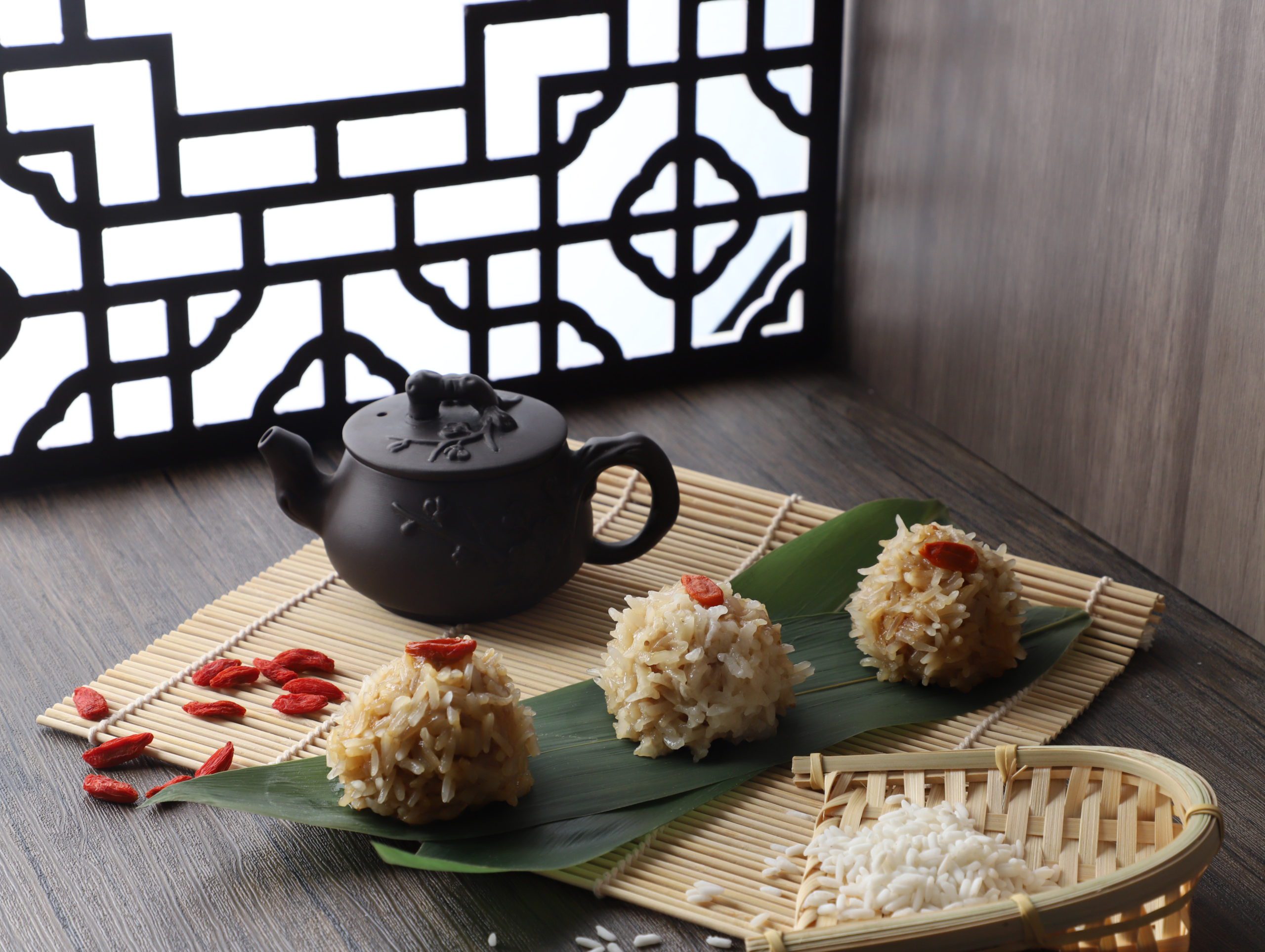 Steamed Sticky Rice Meat Ball - www.pearlriverbridge.com