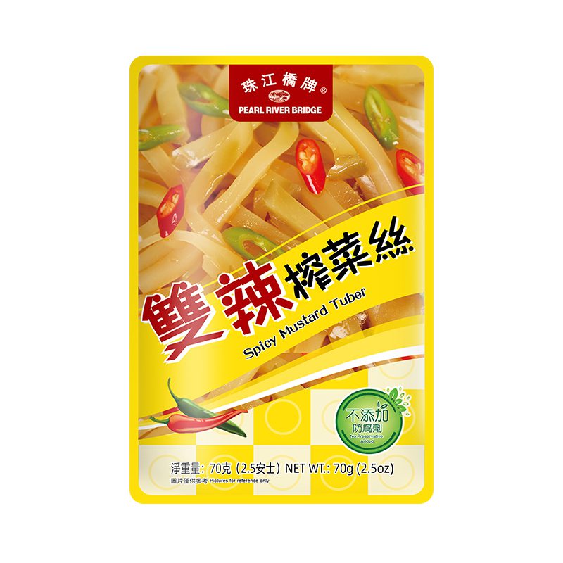 sliced mustard tuber 70g