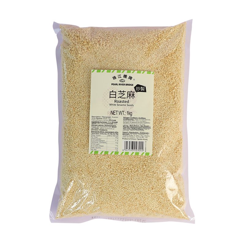 bag organic white sesame seeds